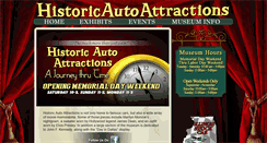 Desktop Screenshot of historicautoattractions.com